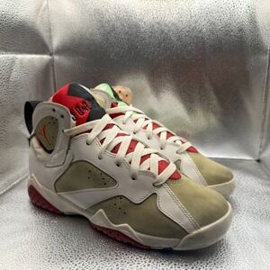 Size 6Y (GS) Jordan 7 Retro High Hare Multicolor Boys Sneaker Shoes 304774-125
